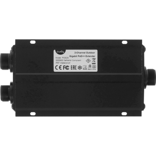 POE25 Уличный удлинитель PoE/ 2-Channel Gigabit PoE++ Outdoor Waterproof Extender фото 4 POE25 Уличный удлинитель PoE/ 2-Channel Gigabit PoE++ Outdoor Waterproof Extender фото 4
