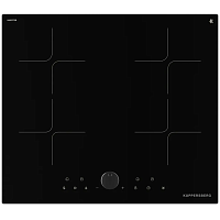 Варочная поверхность Kuppersberg/ Варочная поверхность Kuppersberg, индукция, inverter, High-Tech, 60 см, 4 зоны нагрева, прямой край, 9 уровней мощности, красный дисплей, бустер, Stop and Go, автоматическое отключение, таймер, поддержание тепла, индикато
