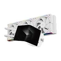 L-VISION-WH-360-ARGB Система жидкостного охлаждения/ Water Cooling System Thermalright Levita Vision 360 (360mm, LED, White, ARGB/ Fans: 3x120mm, 68.9CFM, 28.2dBA, 2000RPM/ Pump height 98mm, 3000RPM, Rad thickness 27mm/ S: 1700, 1200, 1851, 115X, 2011, 20