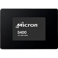 MTFDDAK3T8TGA-1BC1ZABYYT Твердотельный накопитель/ Micron SSD 5400 PRO, 3840GB, 2.5" 7mm, SATA3, 3D TLC, R/W 540/520MB/s, IOPs 95 000/30 000, TBW 8410, DWPD 1.2 (12 мес.)