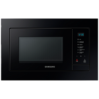 MS23A7118AK/BW Built-in microwave oven MQ7000A, 23 l, 489 x 275 x 346 mm, black glass