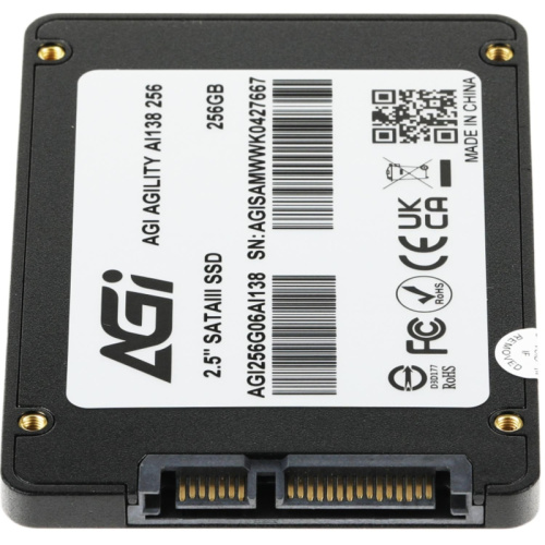 AGI256G06AI138 Твердотельный накопитель AGi SATA-III 256GB AGI256G06AI138 AI138 2.5" [AGI256G06AI138] фото 4