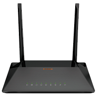 DSL-224/R1A маршрутизатор/ DSL-224 VDSL2/ADSL2+ N300 Wi-Fi Router, 4x100Base-TX LAN, 2x5dBi external antennas, Annex A, DSL port , Ethernet WAN support