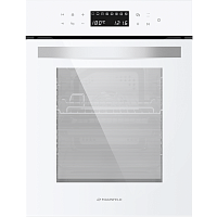 EOEH5110W Шкаф духовой электрический MAUNFELD/ 45 см, 49 л, 8 режимов, сесорное управление, гриль, таймер, конвекция, белое стекло