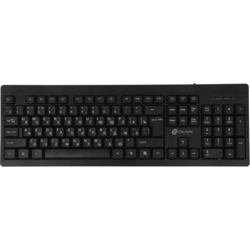 1788106 Клавиатура Oklick 95M черный USB (1788106) 1788106 Клавиатура Oklick 95M черный USB (1788106)