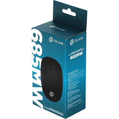1058946 Мышь Oklick 685MW черный оптическая 1200dpi беспров. USB для ноутбука 3but (1058946) фото 16 1058946 Мышь Oklick 685MW черный оптическая 1200dpi беспров. USB для ноутбука 3but (1058946) фото 16