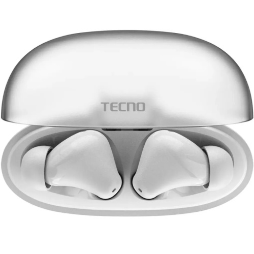 BD04WHITE Гарнитура Tecno Buds 4 BD04 белый беспроводные bluetooth в ушной раковине (BD04 WHITE) фото 5 BD04WHITE Гарнитура Tecno Buds 4 BD04 белый беспроводные bluetooth в ушной раковине (BD04 WHITE) фото 5
