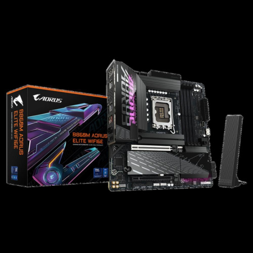 B860MAORUSELITEWIFI6E Материнская плата Gigabyte B860M AORUS ELITE WIFI6E, RTL B860MAORUSELITEWIFI6E Материнская плата Gigabyte B860M AORUS ELITE WIFI6E, RTL