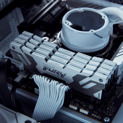 KF564C32RW-32 Память оперативная/ Kingston 32GB 6400MT/s DDR5 CL32 DIMM FURY Renegade White XMP фото 7