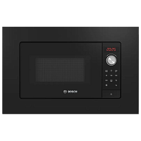 BFL623MC3 Serie 2, Встраиваемая микроволновая печь, черный, LED-дисплей, микроволны до 800 Вт, 5 ступеней мощности микроволн, поворотный переключатель, 7 автоматических программ, память на одну пользовательскую программу, многофункциональные часы, рабочая