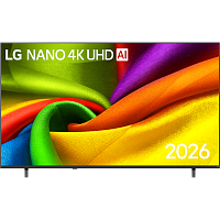 75NU900B6LA.ARUG Телевизор ЖК 75'' LG/ 75", Ultra HD, Direct Led, Smart TV (WebOS 26), Wi-Fi 5, DVB-T2/C/S2, MR, 60Hz Native, 2.0ch (20W), 3хHDMI, 1хUSB, 1 Pole, черный графит, 2026