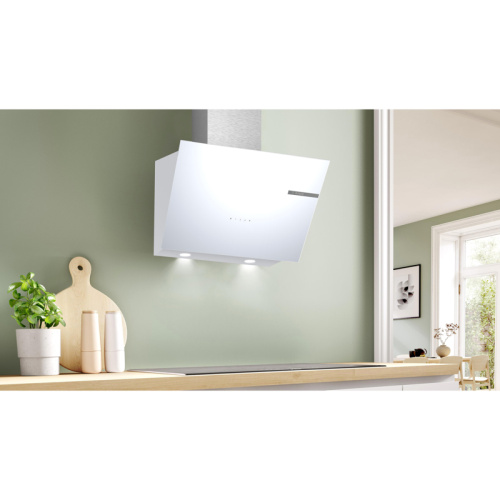 DWK66PJ20T Наклонная вытяжка для настенного монтажа, максимальная производительность 700м3/ч, 60см, цвет: белый ,touch control фото 5