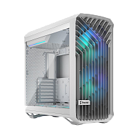 FD-C-TOR1A-07 Корпус ПК без блока питания/ Case Fractal Design Torrent RGB TG Clear Tint, Full-Tower, 2x180mm + 3x140mm RGB, 2xUSB-A 3.2 + 1xUSB 3.2 Type-C E-ATX, SSI-CEB, SSI-EEB, ATX, mATX, mITX White