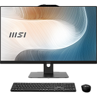 9S6-AF8231-682 Моноблок/ MSI Modern AM272P 1M 27"(1920x1080 IPS)/Intel Core 3 100U(1.2Ghz)/16384Mb/512PCISSDGb/noDVD/Int:Intel® Graphics/Cam/BT/WiFi/war 1y/7.5kg/Black/DOS + Wireless KB+M