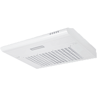 MPG60WHITE Вытяжка MAUNFELD/ Подвесная вытяжка, 60 см, 3 скорости, 450 м3/ч, цвет белый, (угольный фильтр CF152A приобретается отдельно)
