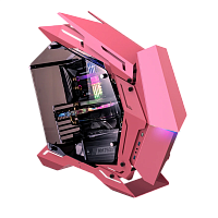 MOD-3Pink Корпус без блока питания/ Case JONSBO MOD-3, Full-Tower, TG, no fans, 2xUSB-A 3.0, EATX, ATX, mATX, mITX Pink