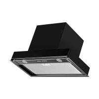 NANCYS60Black Встраиваемая вытяжка KUPPERSBERG/ Встраиваемая вытяжка KUPPERSBERG, 60 см, таймер, дисплей, производительность 850 м3/ч, 5 скоростей, турбо режим, механическое кнопочное управление, дисплей, уровень шума 42дБ, High-Tech, LED освещение, цвет