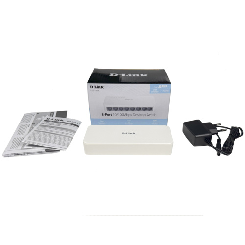 DES-1008C/F6/E Коммутатор/ DES-1008C Коммутатор, 8x100Base-TX, корпус пластик фото 5