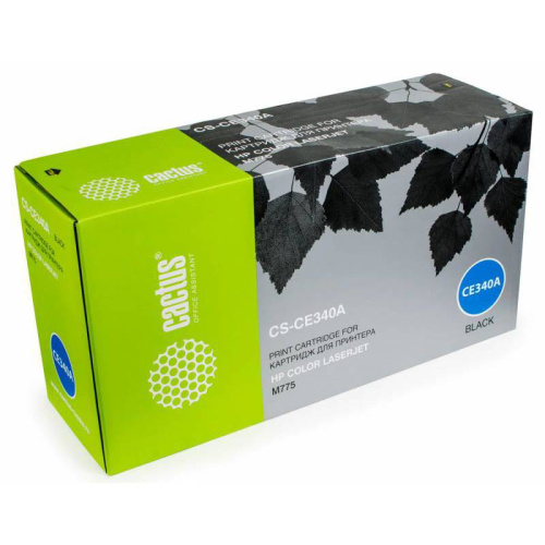 -/ Картридж лазерный Cactus CS-CE340A CE340A черный (13500стр.) для HP CLJ M775
