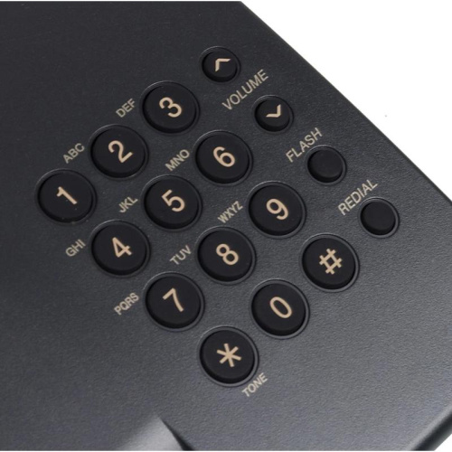 KX-TS2350RUB Телефон проводной Panasonic KX-TS2350RUB черный фото 5