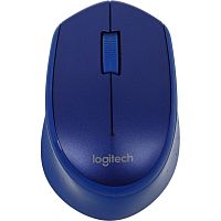 910-004925 Мышь Logitech M330 Silent Plus синий оптическая 1000dpi silent беспров. USB 2but (910-004925)