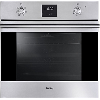 OKB760FX Встраиваемый духовой шкаф Korting/ Crystal, 59.8 х 59.5 x 56 см, 6 режимов нагрева, гриль, конвекция, таймер, дисплей, нержавеющая сталь
