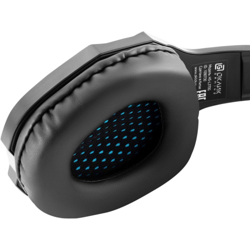 1090730 Наушники с микрофоном Oklick HS-L370G ECLIPSE черный 2м мониторные оголовье (1090730) фото 4 1090730 Наушники с микрофоном Oklick HS-L370G ECLIPSE черный 2м мониторные оголовье (1090730) фото 4