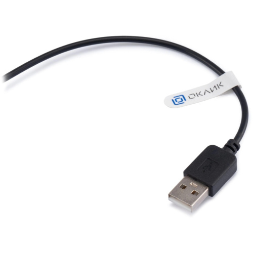 1532019 Наушники с микрофоном Оклик HS-M400 черный 1.8м накладные оголовье (1532019) фото 7