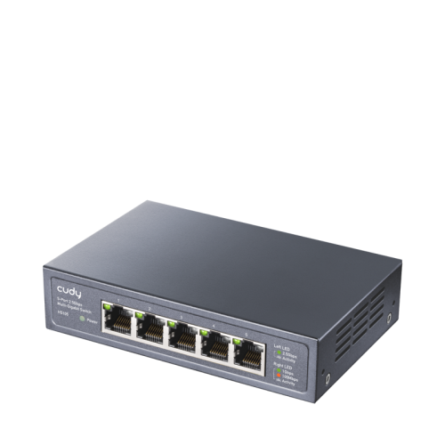 HS105 Коммутатор/ 5-Port 2.5G Metal Switch фото 2