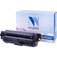 NV-CF032AY -/ Тонер-картридж NVP NV-CF032A Yellow для HP Color LaserJet CM4540/ CM4540f/ CM4540fskm (12500k)