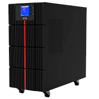 MAC-6000 ИБП Powercom MAC-6000, двойного преобразования, 6KВА, 6KВт, LCD, Tower, 8 розеток IEC320 C13 с резервным питанием, 2 розетки C19, клеммная колодка, USB, RS-232, слот под SNMP карту, EPO, защита RJ45, ШхГхВ 257х590х570мм., вес 78кг./ UPS Powercom