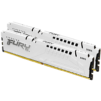KF552C40BWK2-64 Память оперативная/ Kingston 64GB 5200MT/s DDR5 CL40 DIMM (Kit of 2) FURY Beast White XMP
