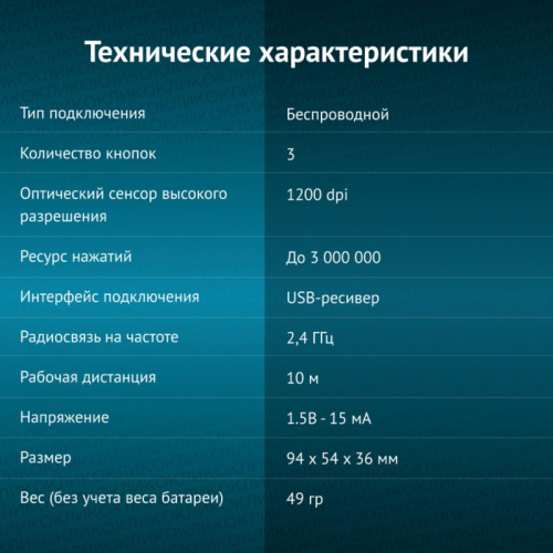 384108 Мышь Oklick 605SW черный оптическая 1200dpi беспров. USB для ноутбука 3but (384108) фото 6 384108 Мышь Oklick 605SW черный оптическая 1200dpi беспров. USB для ноутбука 3but (384108) фото 6