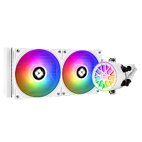 A-ELITE-WH-240-ARGB-V6 Система жидкостного охлаждения/ Water Cooling System Thermalright Aqua Elite 240 V6 (240mm, White, ARGB/ Fans: 2x120mm, 70.84CFM, 29.8dBA, 2000RPM/ Pump height 53.5mm, 2800RPM, Rad thickness 27mm/ S: 1700, 1200, 1851, 115X, AM5, AM4