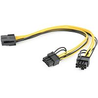 CC-PSU-85 Кабель питания Cablexpert CC-PSU-85 PCI-Express 6-пин на 6+2 пин x 2 шт., 0.3 м (099981) {500}