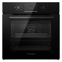 HM628Black8 Духовой шкаф Kuppersberg/ Духовой шкаф Kuppersberg, High-Tech, 70 л, сенсорное/поворотное управление, дисплей, таймер, 8 режимов, макс. температура 250 градусов, гриль, телескопические направляющие (на 1 уровень), энергоэффективность А, цвет ч