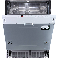 BD6000 Встраиваемая посудомоечная машина полноразмерная, 60 см, 6 программ, 13 комплектов, 60 см, LED индикация, таймер 3-6-9, А+АА, 55 дб уровень шума, регулировка корзины по высоте, половинная загрузка 11л, потребление воды, 598х550х815 мм.