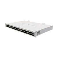 CRS354-48G-4S+2Q+RM Коммутатор/ 48-port switch, 48x1G RJ45, 4x10G SFP+, 2x40G QSFP+ ports, 168 Gbps throughput