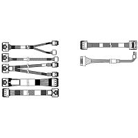 4X97A82935 Комплектующие корпусов Lenovo ThinkSystem SR650 V3 2.5" Chassis Front BP2 SAS/SATA Cable Kit