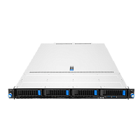 90SF0451-M000N0 Серверная платформа/ ASUS RS700A-E13-RS4U, 1U, 2 x SP5 LGA6096 400W, 24x DDR5 6400, 4x 3.5" hsb NVMe, 2x PCIex16+ 2x OCP3.0 x16, no LAN, 1+1 2000W