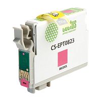 CS-EPT0823 -/ Картридж струйный Cactus CS-EPT0823 T0823 пурпурный (13.8мл) для Epson Stylus Photo R270/290/RX590