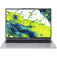 NX.D76EM.002 Ноутбук/ ACER Aspire Lite AL16-54P-586N 16"(1920x1200 (матовый) IPS)/Intel Core i5 1334U(1.3Ghz)/16384Mb/512PCISSDGb/noDVD/Int:Intel HD/Cam/BT/WiFi/50WHr/war 1y/1.5kg/Silver/NoOS