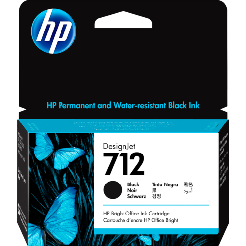 3ED70A Картридж/ HP 712 38-ml Black DesignJet Ink Cartridge
