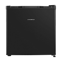 MFF50B Холодильник Maunfeld/ Холодильник MAUNFELD MFF50B, ВхШхГ 496х470х447 мм, DeFrost, стандартный компрессор, полезный объем 46 л, механическое управление, установка вплотную к стене, R600A, уровень шума 40 дБ, энергоэффективность А+, цвет черный