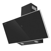 EAGLE85090GlassBlack Кухонная вытяжка MAUNFELD/ Кухонная вытяжка, наклонная, сенсорное управление, таймер, 850 м3/ч, уровень шума 60 дБ, цвет черный