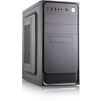 FZ-053-SX450R-U32 Корпус с блоком питания 450Вт./ Case Forza mATX, 450W, 2xUSB3.0, Black, w/o FAN, 12 cm fan PSU, power cord