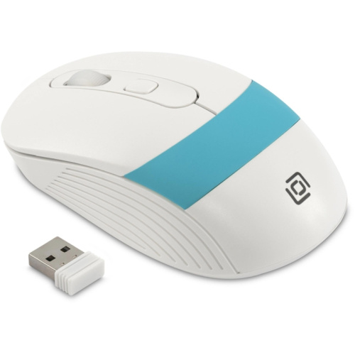 1869094 Мышь Oklick 310MW белый/синий оптическая 3200dpi беспров. USB для ноутбука 4but (1869094) фото 8 1869094 Мышь Oklick 310MW белый/синий оптическая 3200dpi беспров. USB для ноутбука 4but (1869094) фото 8