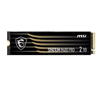 S78-440Q600-P83 MSI SSD SPATIUM M480 Pro, 2000GB, M.2(22x80mm), NVMe, PCIe 4.0 x4, 3D TLC, R/W 7400/7000, IOPs 1 000 000/1 000 000, DRAM buffer 2048MB, TBW 1400, DWPD 0.38 (5 лет)