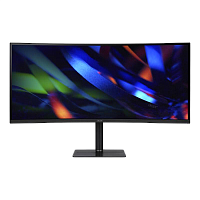 UM.CC2EE.V01 Монитор/ ACER CZ342CURVbmiphuzx 34'', ZeroFrame, Curved 1000R Black, 21:9, VA, 3440x1440, 1 / 0,5ms, 300cd, 180Hz, 1xHDMI(2.0) + 1xDP(1.4) + 1xType-C(65W) + Audio out + USB2.0+USB-B (2up 2down), Speakers 3Wx2, FreeSync Premium, HDR 10, H.Adj.