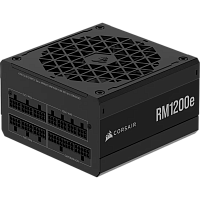 CP-9020258-EU Блоки питания/ Power Supply Corsair RM1200e Low-Noise, Model RPS0189, 1200W 80+ Gold (ATX, 3.1, PCIe 5.1, Full modular, 1x24(20+4)pin, 1x12V-2x6, 1x16-pin PCIe, 2x4+4-pin CPU +12V (EPS), 4x4-pin Molex, 6x6+2-pin PCIe, 7xSATA3, Active, 140x14